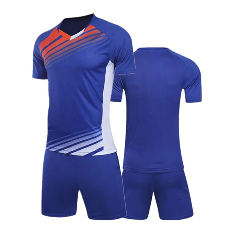 Cheap soccer uniforms for teams Factory directly selling soccer uniform Custom print polyester mesh soccer jersey uniforms