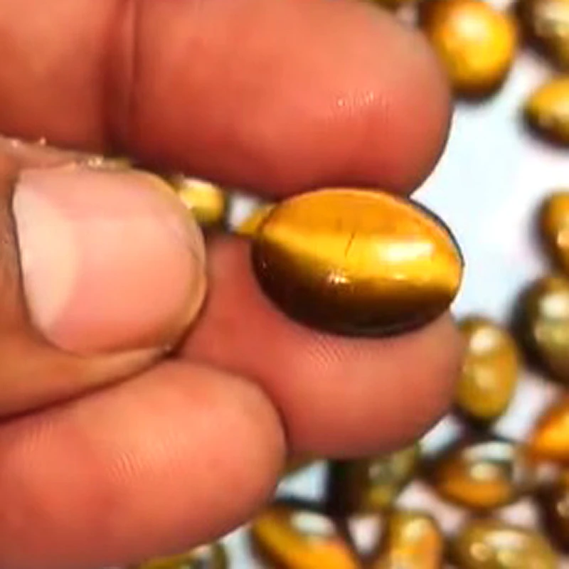 320 Pcs of Natural Yellow tiger eye 14x10mm 16x12mm Oval Cabochon 2375 cts lot Iroc sales High quality gemstones cab US$163
