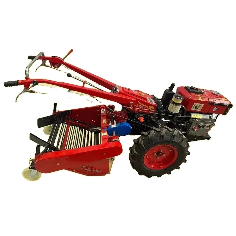 Hot Selling walk-behind sweet potato harvester with a variety of widths and can be customized