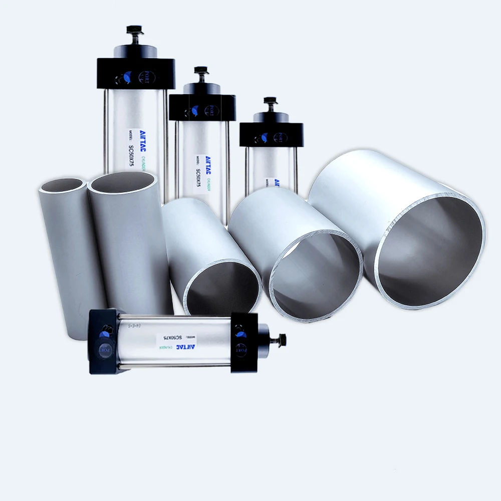 Hot Sale  pneumatic cylinder SC  round tube aluminium for  factory