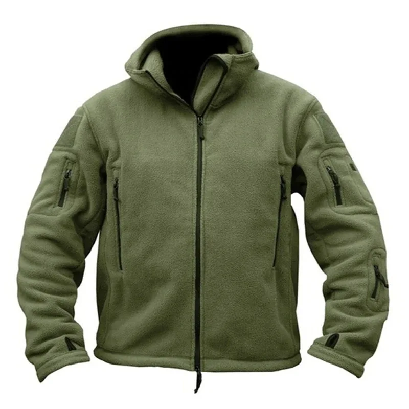 Fleece Jacket Men Autumn Outer Tactical Uniform Soft Lightweight Outdoor Casual Jacket Men Warm