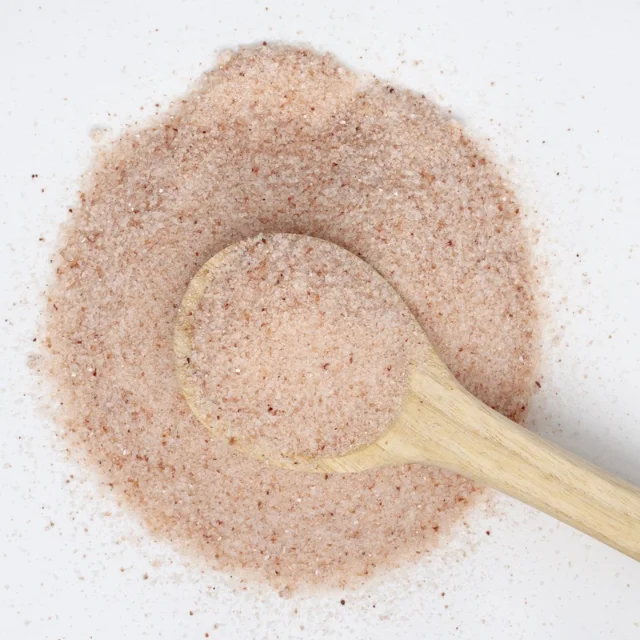 Pink Himalayan fine  salt is a type of rock salt mined from the Punjab region of Pakistan near the foothills of the Himalayas.