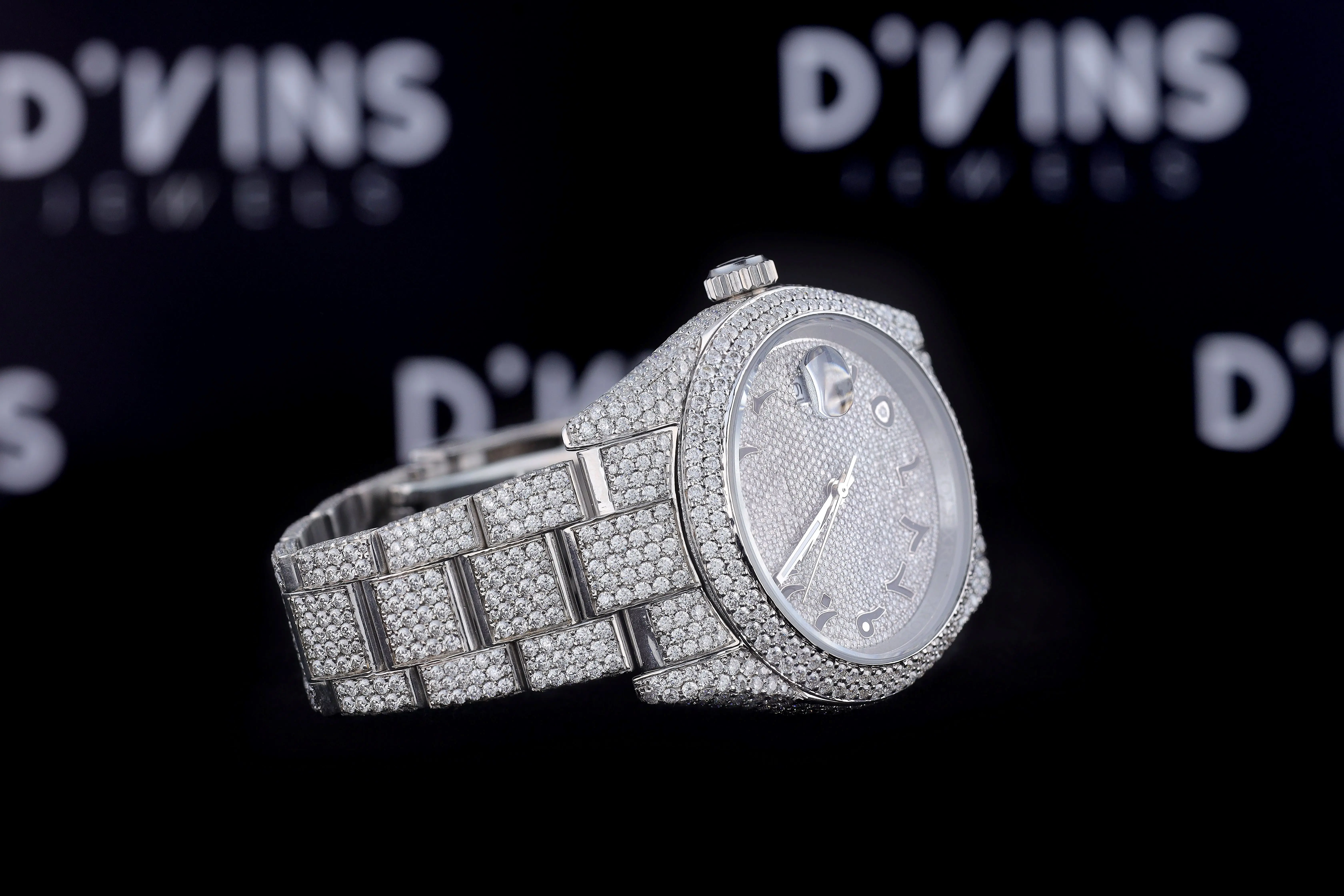 Hip Hop Iced Out Watch Moissanite Diamond Wholesale Luxury Watch Jewelry Men Women Wrist Digital Quartz Swiss made Watches