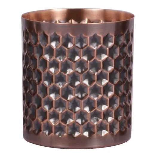 Perfectly designed copper tumbler enhances drinking experience keeps beverages cold perfect for entertaining guests