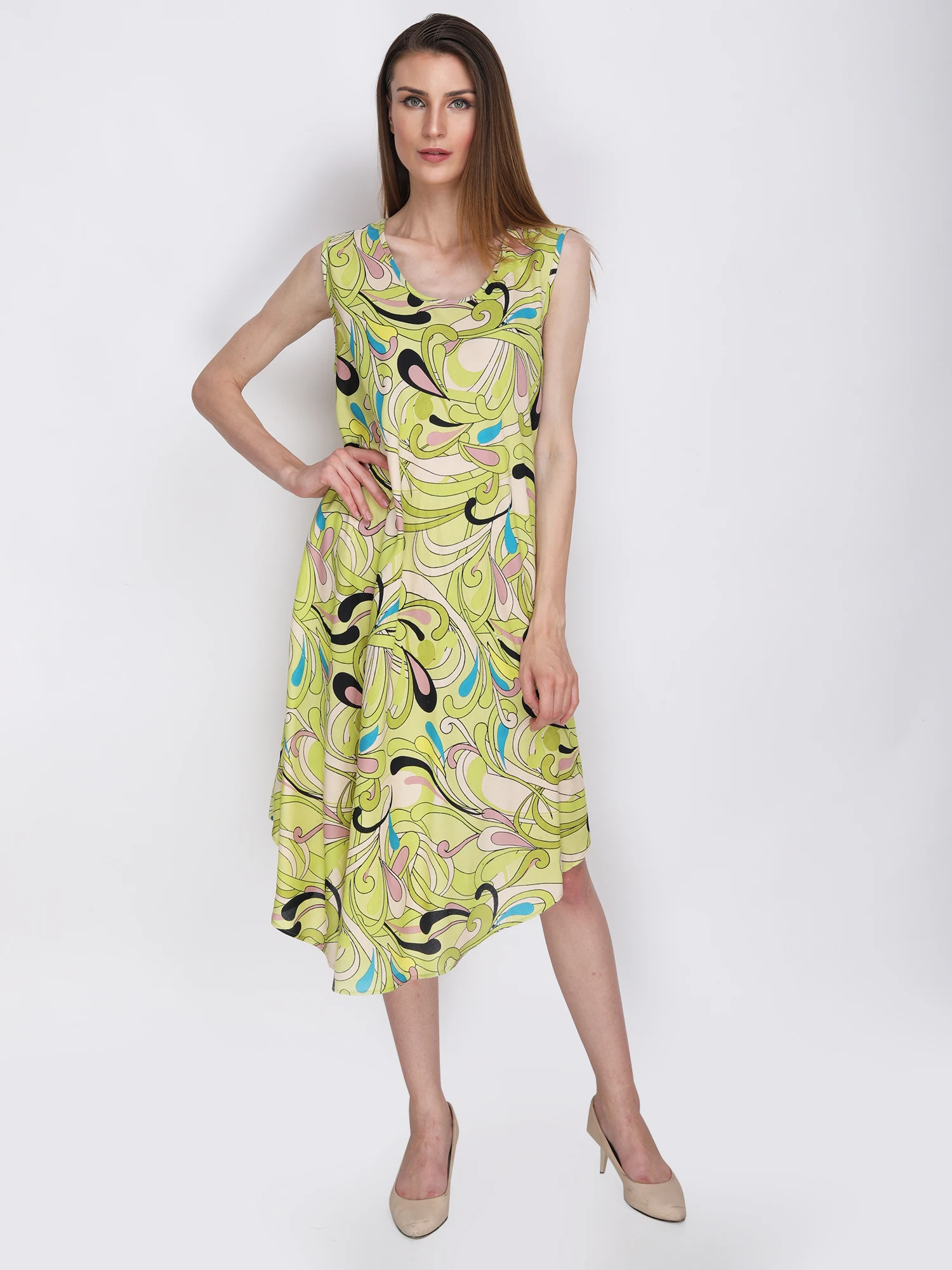 Designer Beach Wear Dress Style Baby Doll Style Umbrella calf length dress maxi attach 2024 spring/summer A-line female dress