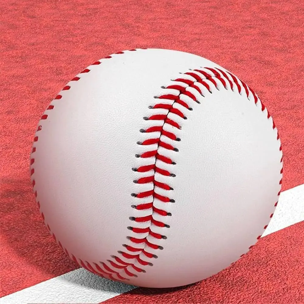 Baseball Balls for All Ages High-Quality Synthetic Leather Cover Perfect for Training Drills Custom Baseball Balls
