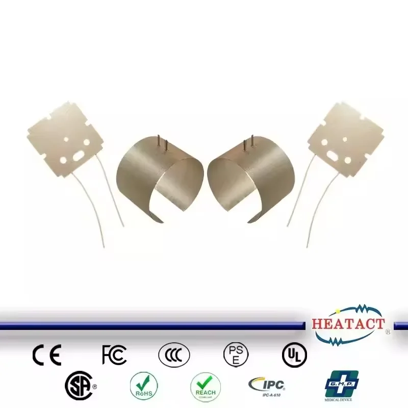 Silver/Green Color Mica Tape Heater for Garden and Living Room