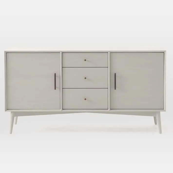 Высококачественная стильная Европейская современная мебель среднего века белый буфет для прихожей