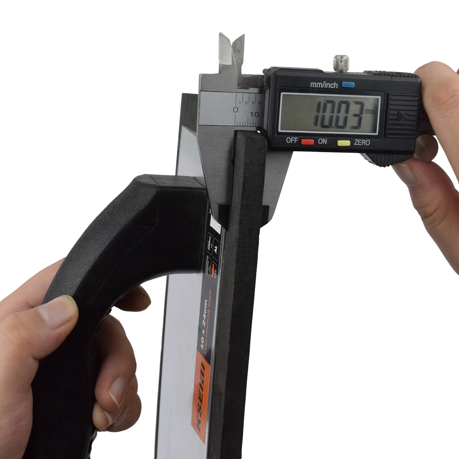 KSEIBI High Quality EVA Plastering Trowel/Black 10x23cm With Plastic Handle