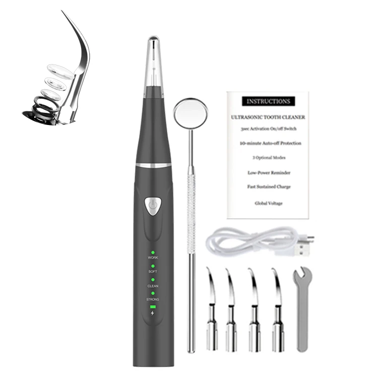 Plaque remover tartar remover ultrasonic teeth cleaning with 8mp camera 5 working modes home use teeth whitening kit