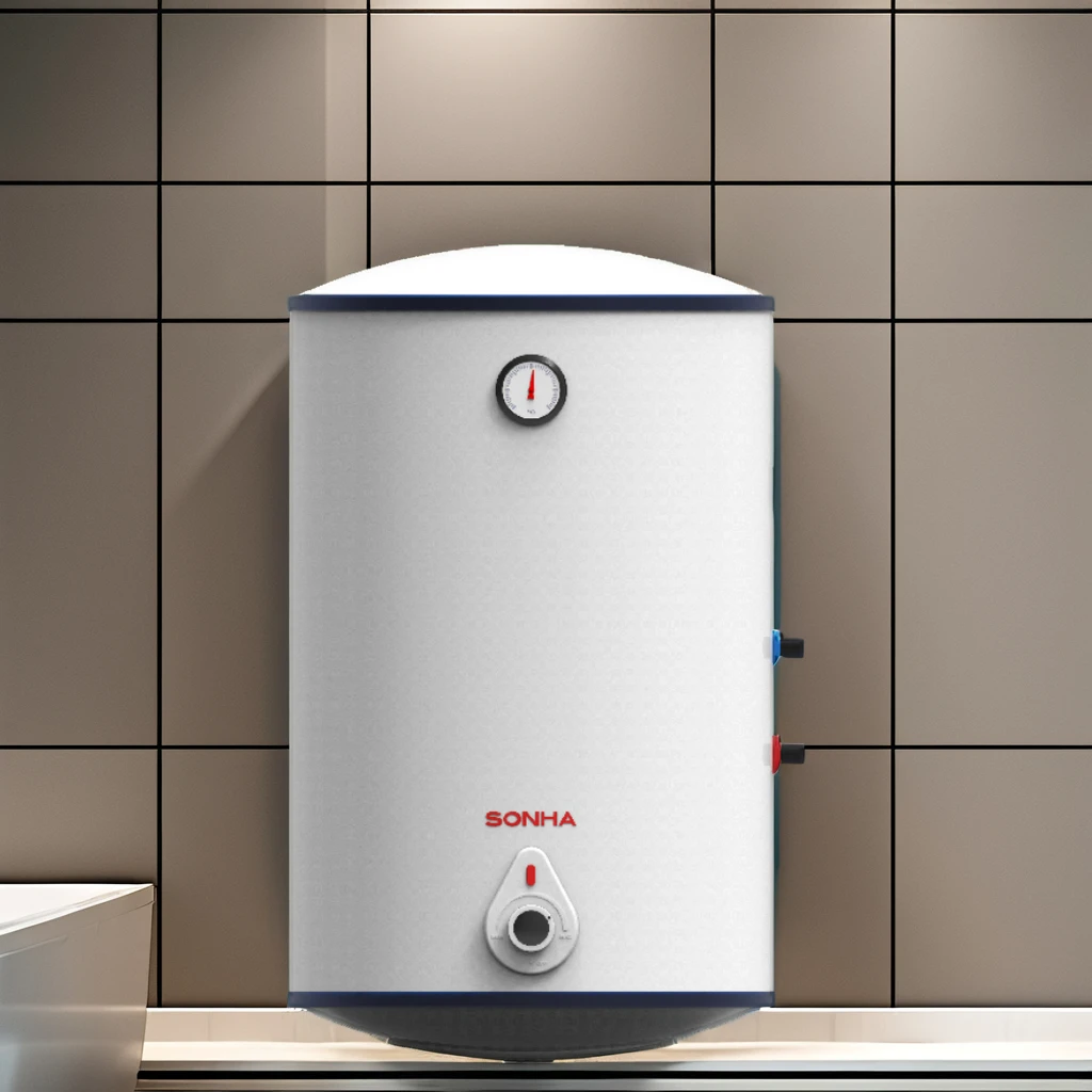 Electric 50L Storage Water Heater 220V With 2500W/1500W/1200W Power Efficiency for Household Car Hotel Made in Vietnam