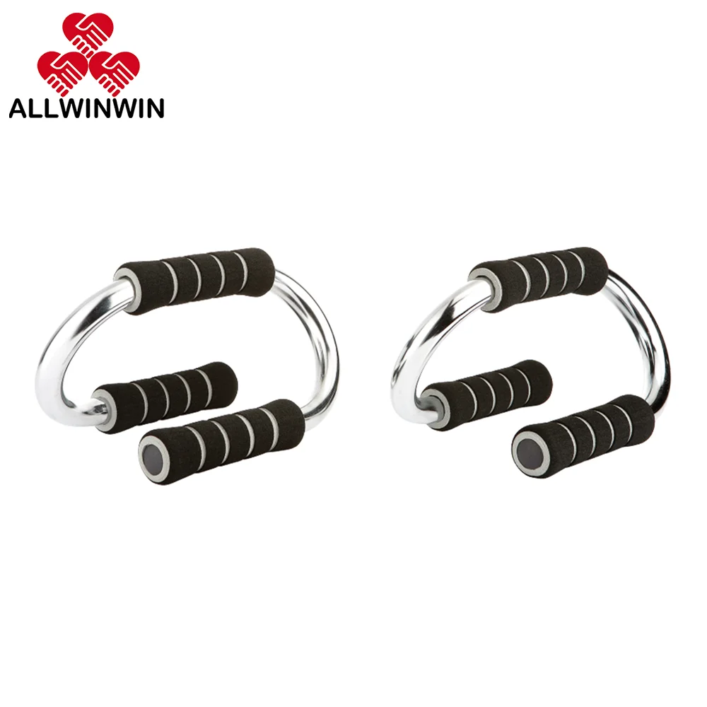 ALLWINWIN PUB28 Push Up Bar - S Shape Grip Handle Stand Pushup