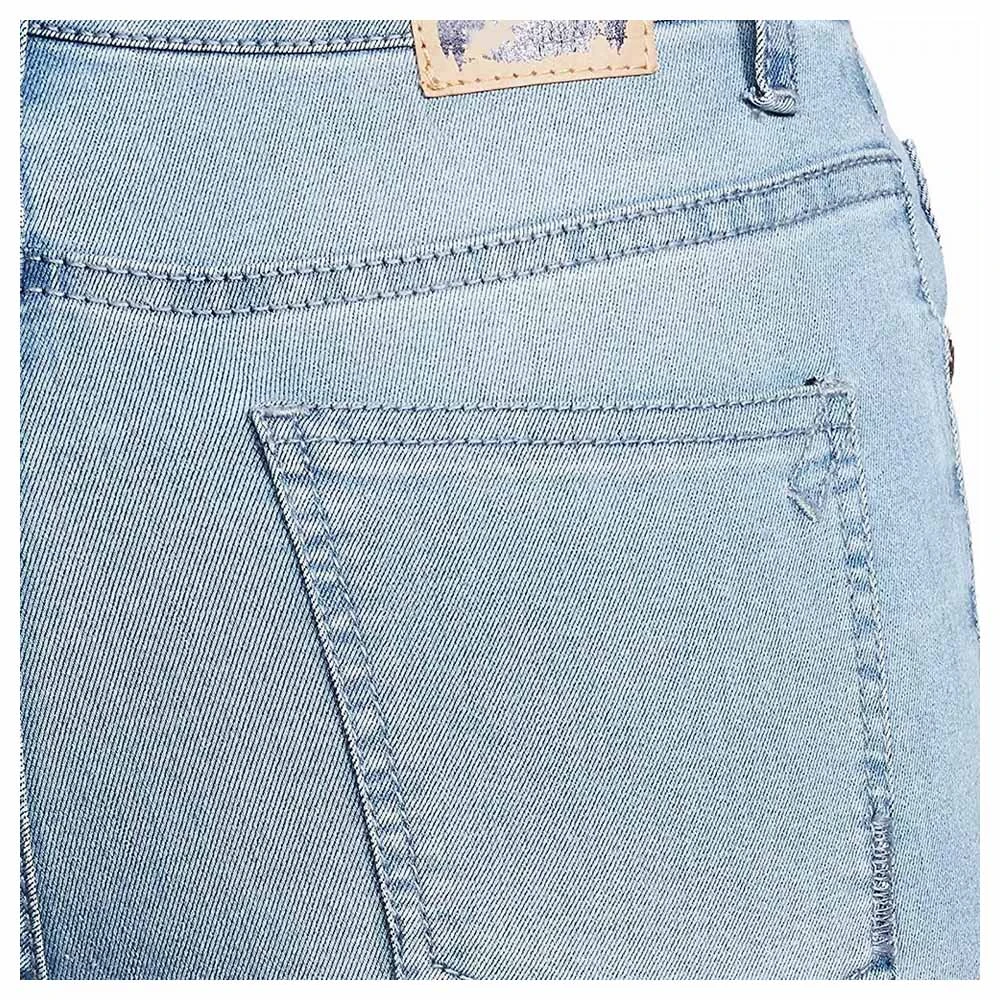 OEM Customized Women Jeans High Waist Solid Color Denim Pants / Wholesale OEM Custom Skinny Slim Fit Fashion Women Denim Pants