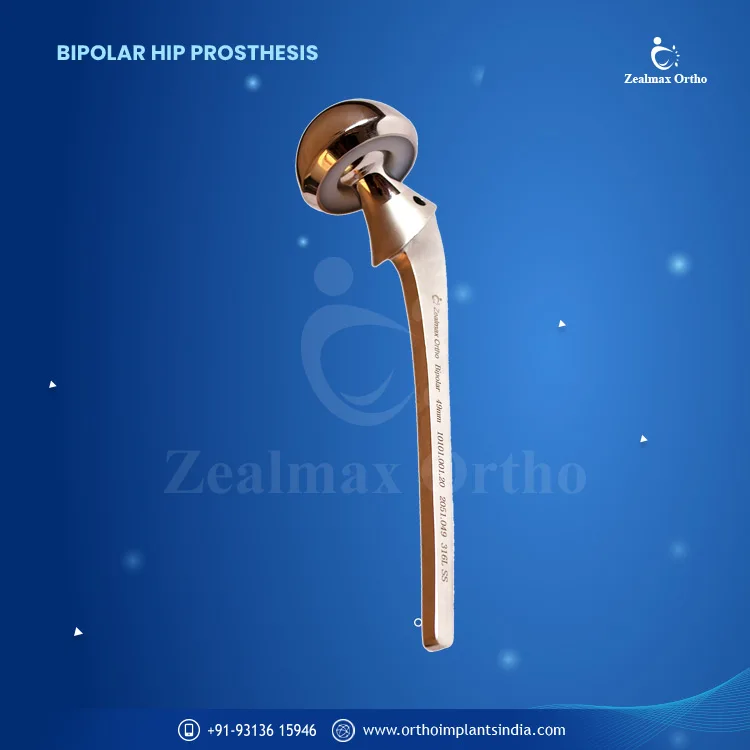 Zealmax Ortho Wide Selling Orthopedic Implants Supplier New Design ISO Standard Bipolar Hip Joint Prosthesis