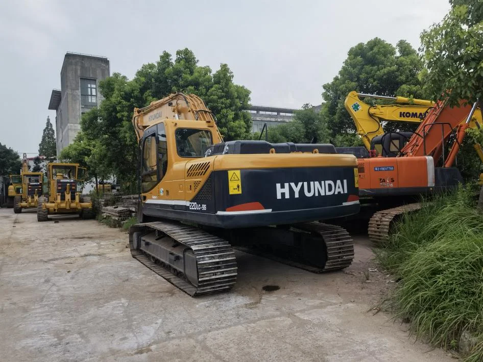 Good performance cheaper Used hyundai excavators 220-9s 220lc crawler excavator 22Ton R220 210 machine