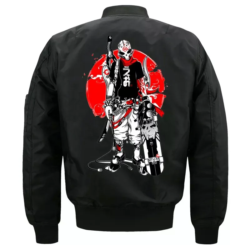 Factory OEM Custom 100% Cotton Mens Zip Up Cardigan Sweater BLACK Ribbed Full Zipper Knitted Bomber Jacket For Winter