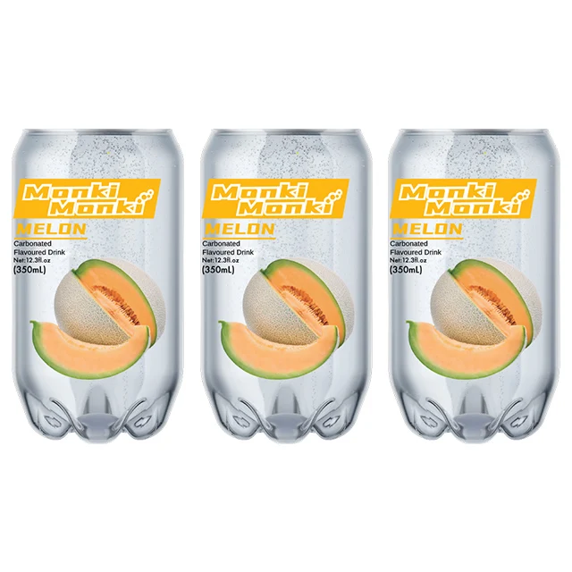 Premium Quality Soft Drink Beverage Multiple Fruit Flavor Carbonate Refreshing 350ml PET Can Tinned Halal Cover Malaysia Drinks