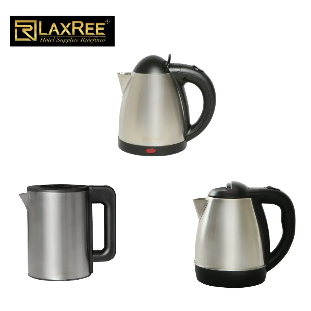 Высококачественный однослойный Электрический чайник из нержавеющей стали для гостиниц, для использования в гостиничном номере