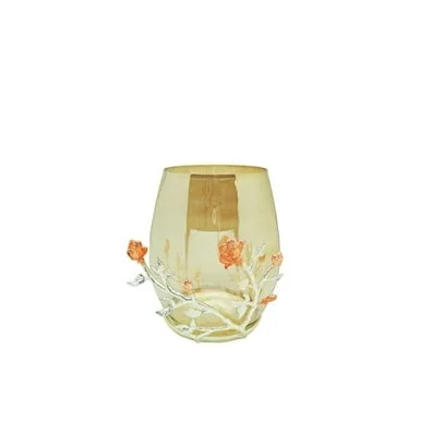 Elegant Glass metal flower base Vase for Modern Homes Ideal Decorative Piece for Centerpieces and Home Accents Trending Design