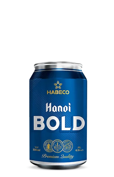 Hanoi Bold Sleek Larger Beer 330ml / 100% Hanoi Beer For sale