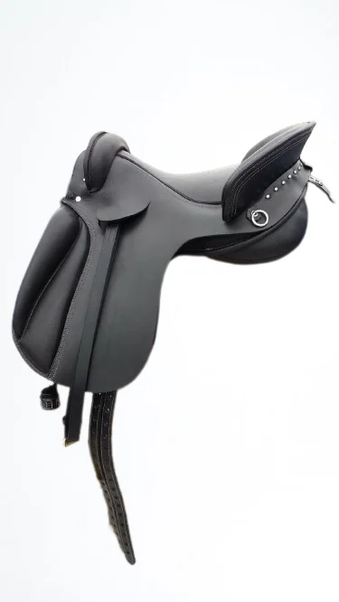 Top Quality Horse SPANISH  Saddle Fine Quality Soft Seat Leather English Saddle For Horse Ridding At Affordable Price