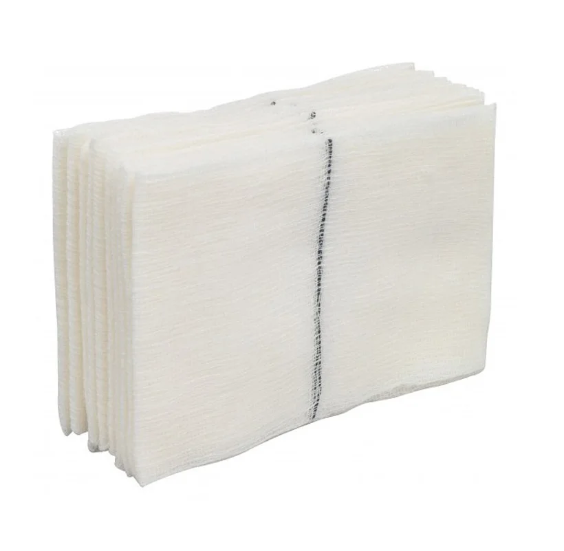 Medical Disposable 100% Cotton Non-Sterile Latex-Free Abdominal Pads Lap Sponge With Blue X-ray Tape