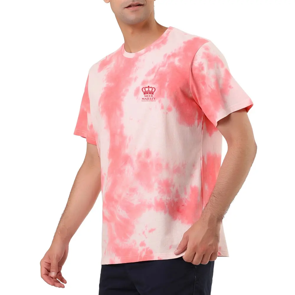 Hot Sell Custom Streetwear Unisex Premium Quality Men Tie Dye T-Shirts For Online Sale