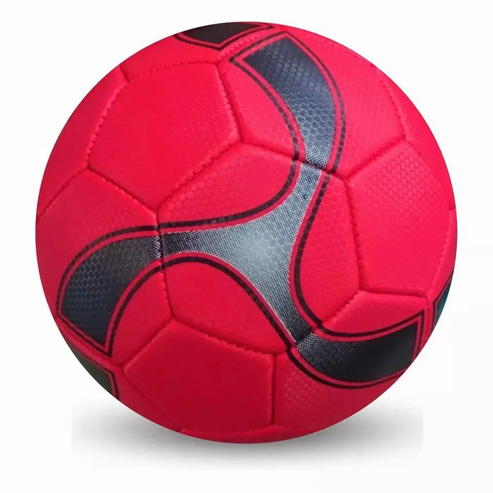 High quality PVC leather size 5 soccer ball football league Football champions sports training made in Pakistan