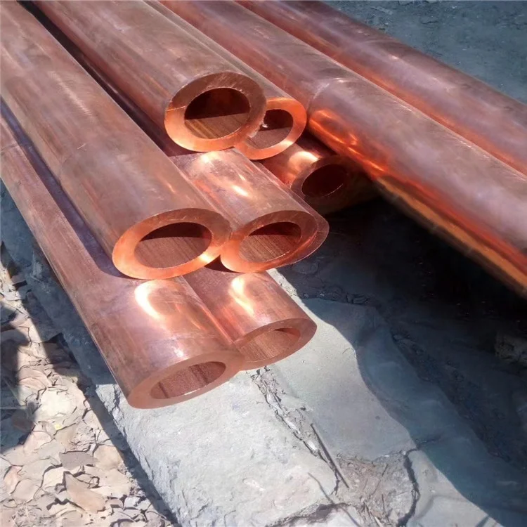 large thick walled copper tube pure copper round pipe for Hardware precision machining