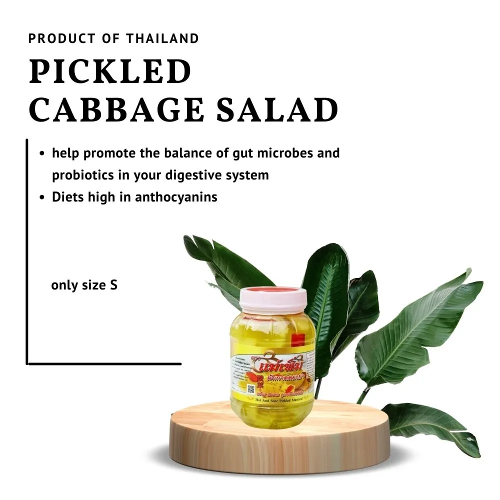 OEM Products  Pickled Cabbage Salad by Mae Phoem Brand Healthy Preserved Vegetables