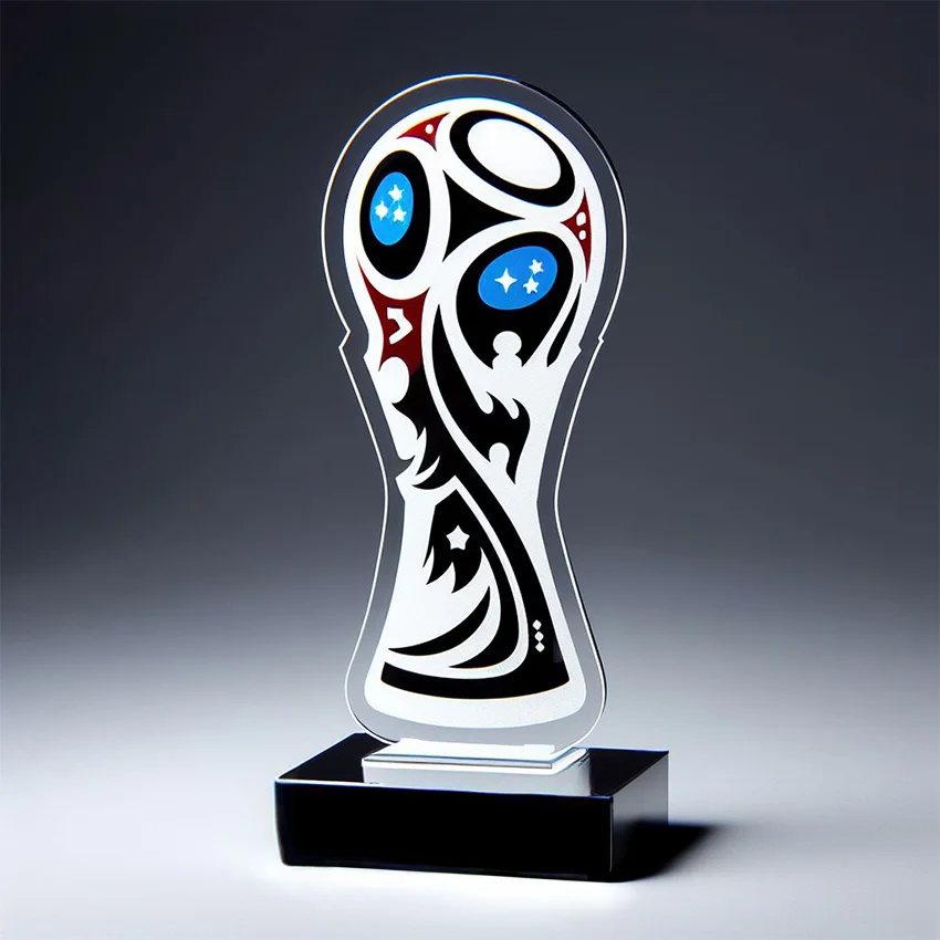 Wholesale custom acrylic award trophy medal beauty and cheap
