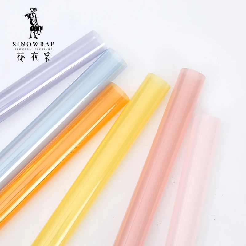 Sinowrap Waterproof Colored Cellophane Paper Plastic Good Quality Fresh Flower Wrapping Paper