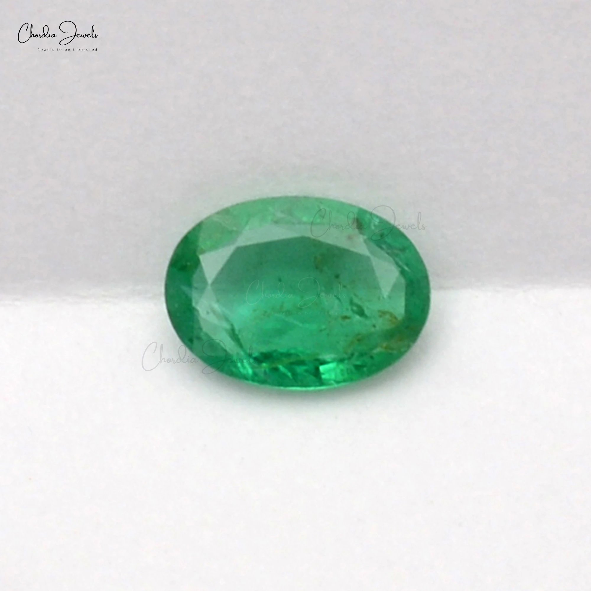 2024 Top Quality Natural Stone Emerald 7X5MM Oval Faceted Cut Gemstone Green Zambian Emerald Online at Best Price