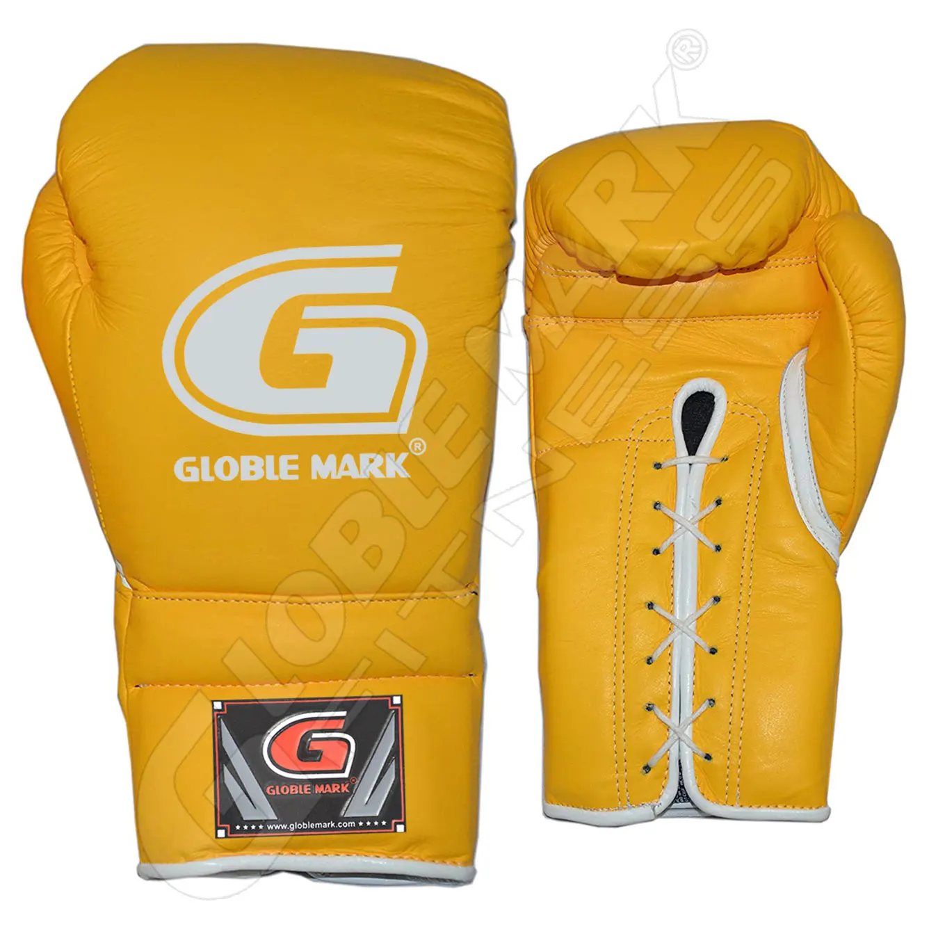 New Orange Real Leather Boxing Sparring Gloves With Laceup For Professional Fight Muay Thai Training Custom OEM In Mexican Style