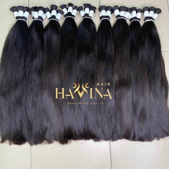 Hair Extensions From Factory Bulk Order Wholesale Price Raw Natural Vietnamese High Quality 100 Percent Human Hair