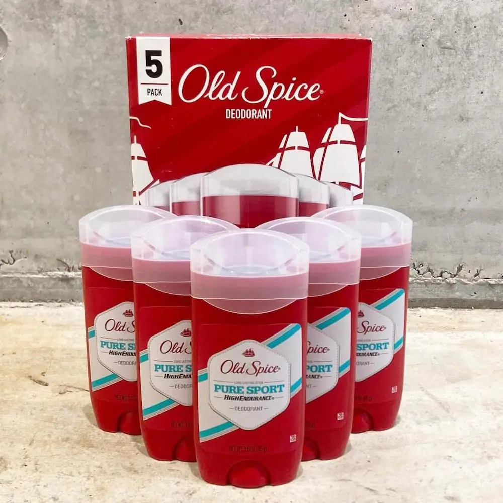 Old Spice Pure Sport 24Hrs Top Rated High Endurance 68g Gel Deodorant Aluminum Free Freshly Sold