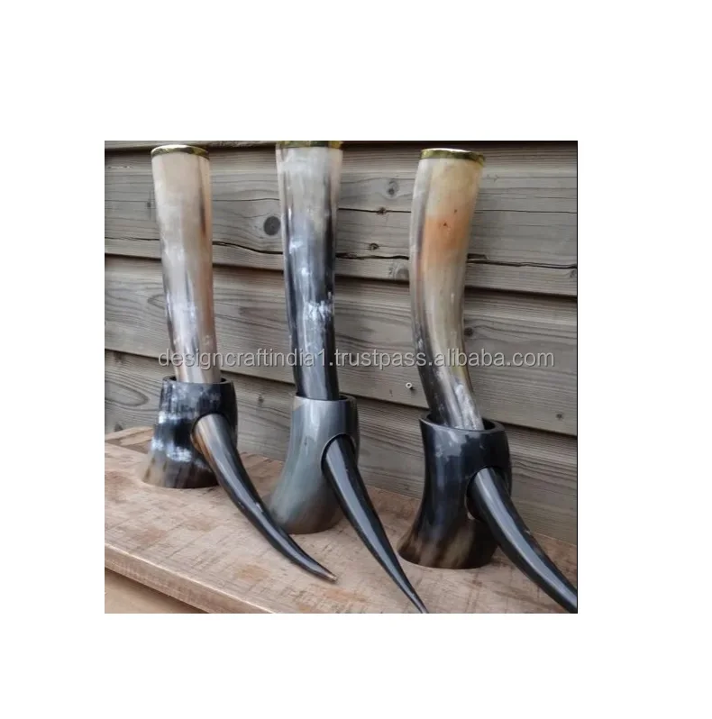 Wholesale Supply Viking Drinking Horn Highly Polished Drinking Horn With Luxury Design Horn Mug Available at Best Price