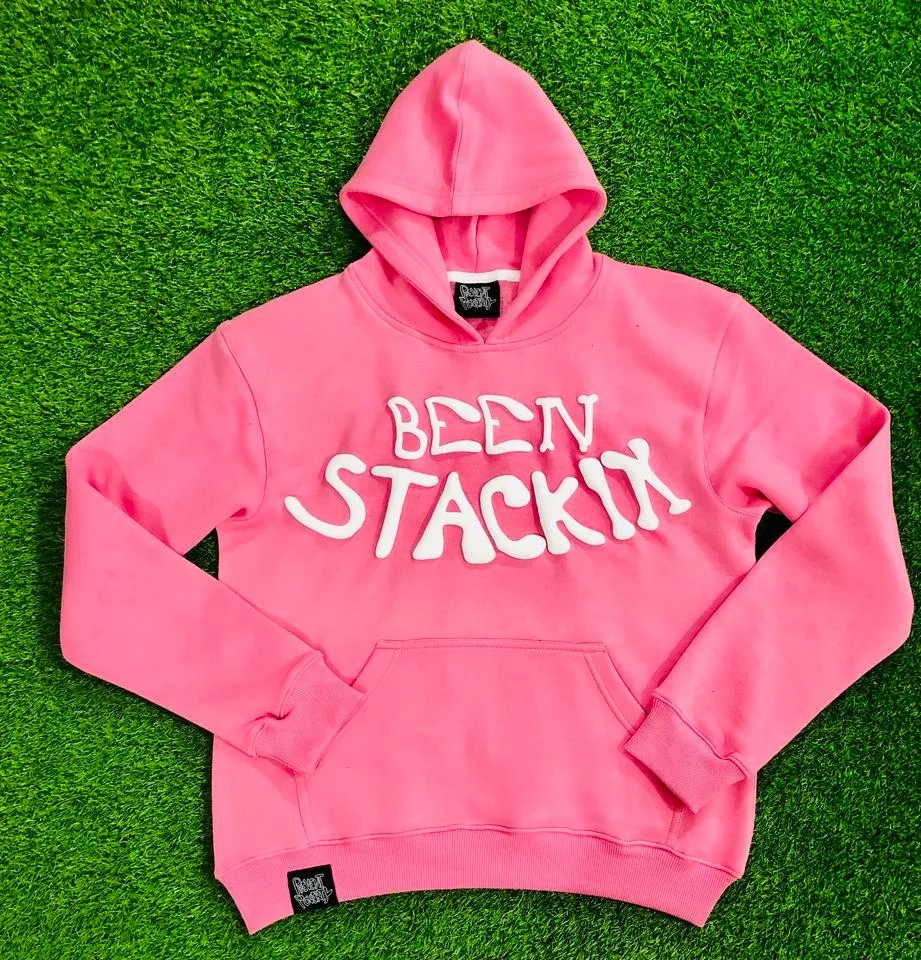 High Quality  Unisex 350 400 Gsm Cut And Sew Hoodie Jacket Full Face Rhinestone Puff Print Custom Full Zip Up Men Hoodie