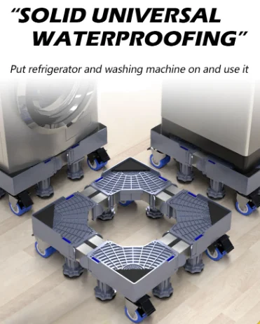 Custom Plastic Base For Washing Machine And Refrigerator