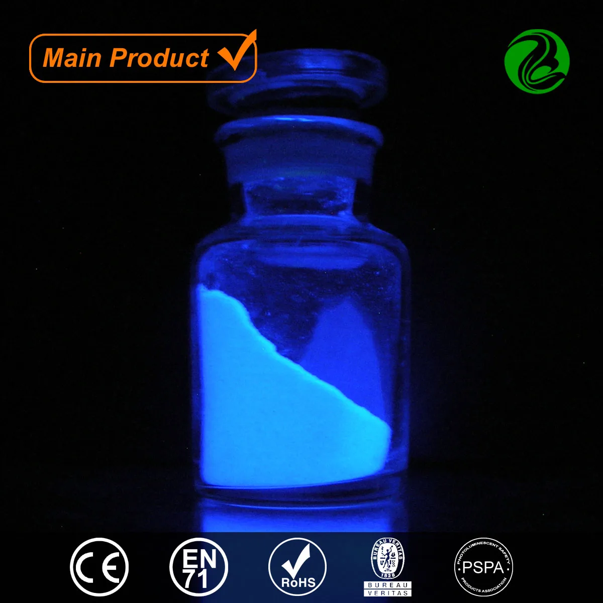 Glow In The Dark Powder Photoluminescent Pigment For Clothing Stone Paint Embroidery Vinyl Hat