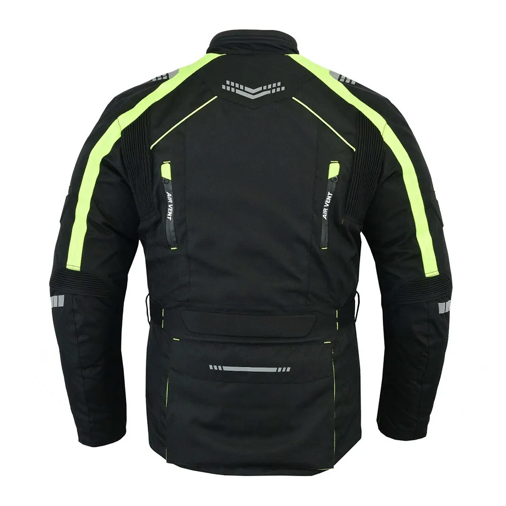 New Arrival Riding Textile Cordura Motorbike Long Ride Touring Motorcycle Stylish Wind Proof Jacket