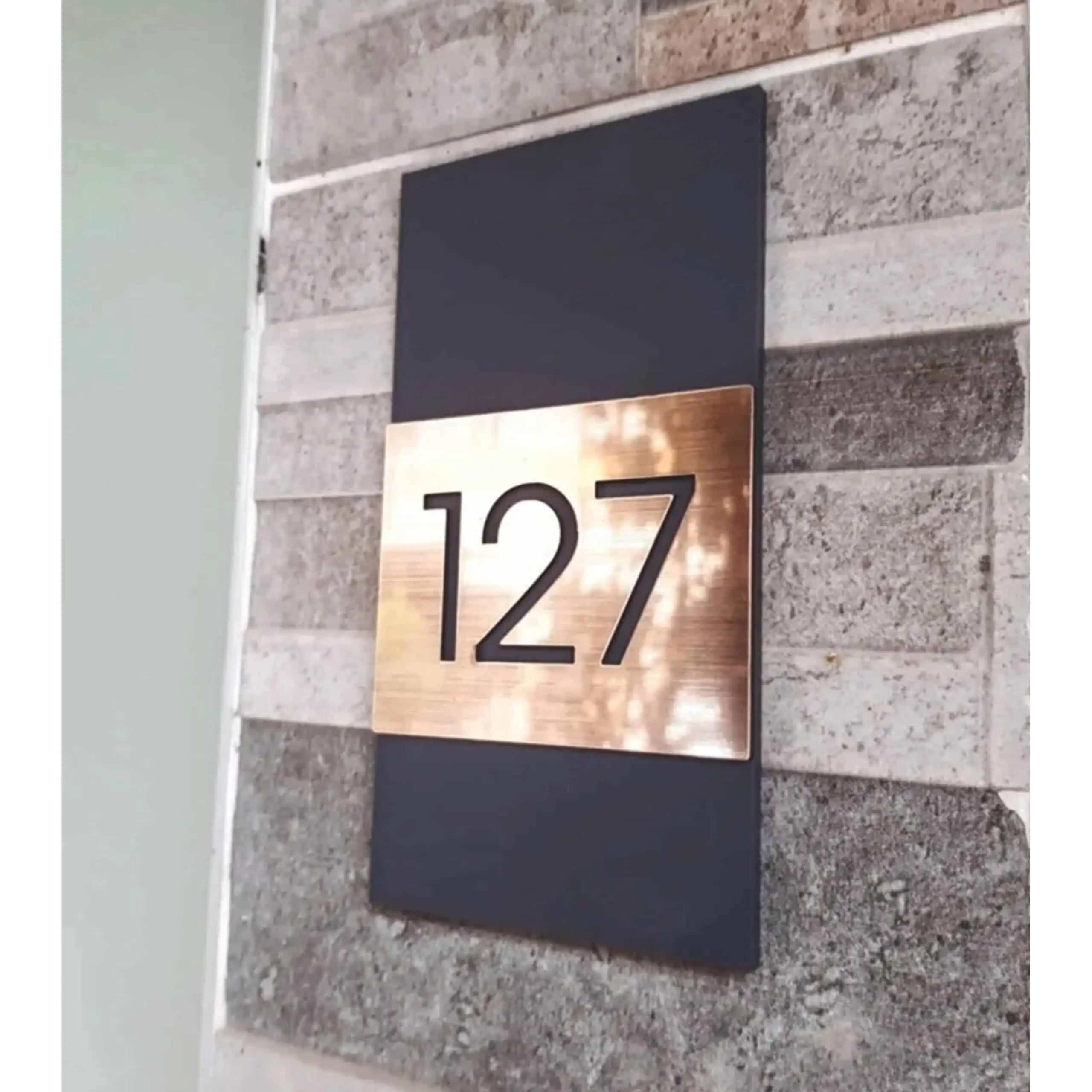 Luxury Gold Copper Series Door Number