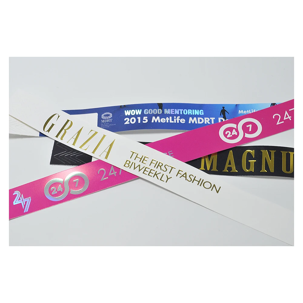 Wristband Paper Custom YUPO Wristband (Individual piece) Safe Paper Material Water Park and Various Festivals