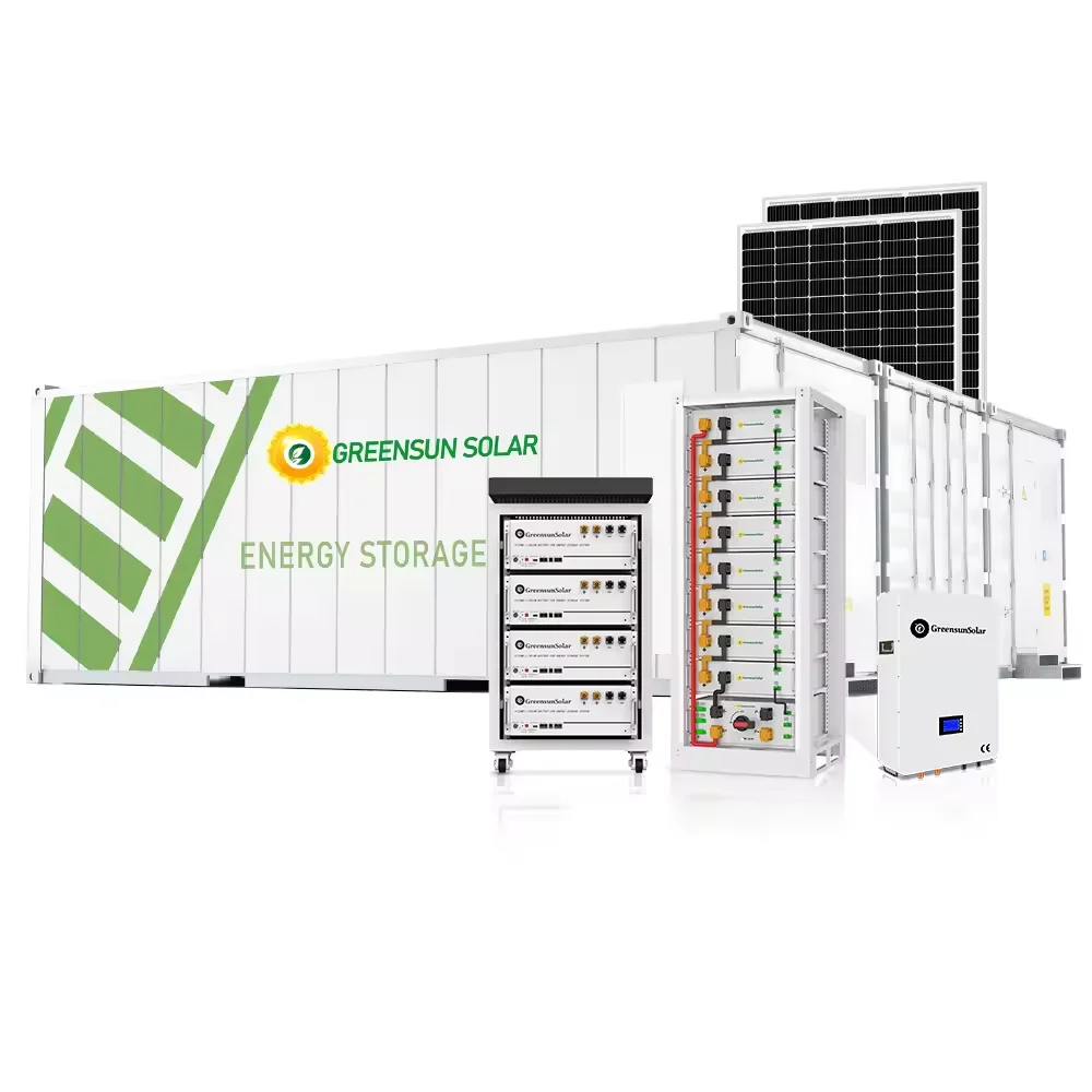 Greensun 5MW 10MW PV Ground Mounting On Grid Container Solar Power Plant Farm Agricultural System