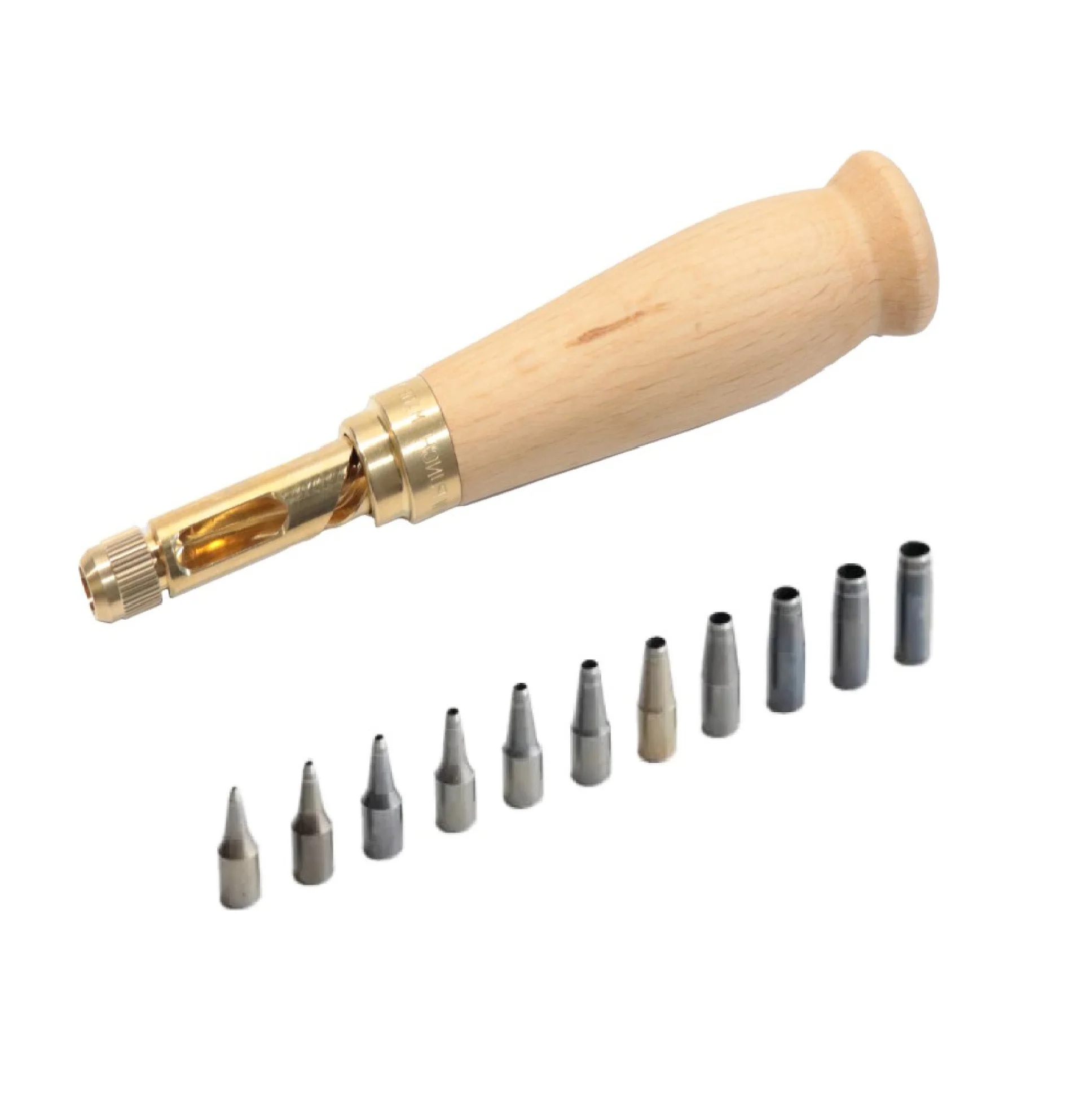 Japanese Round Screw Custom Shape Manual Tool Hole Punch Set