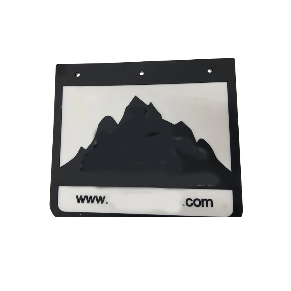 Plastic Trailer Mud Flap with Rasied Logo