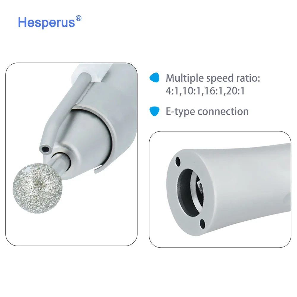 Dental Surgical Handpiece 20:1 16:1Direct Drive Straight Handpiece Single External Water Spray Tip for Dentistry Implant
