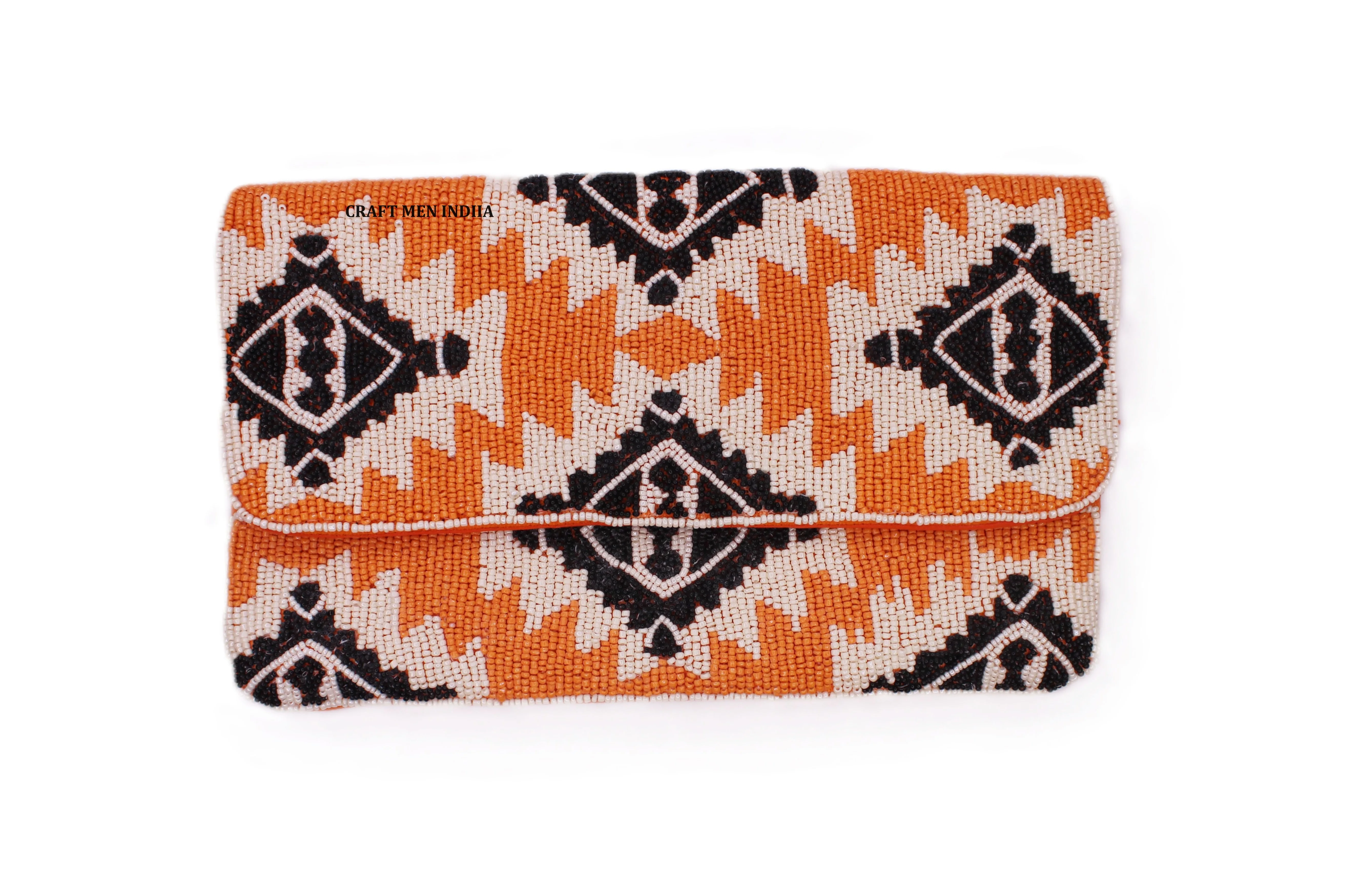 Floral Trend Themed Luxury Clutches High Quality Indian Handmade Beadwork ladies handbags Beaded clutch with intricate beadwork