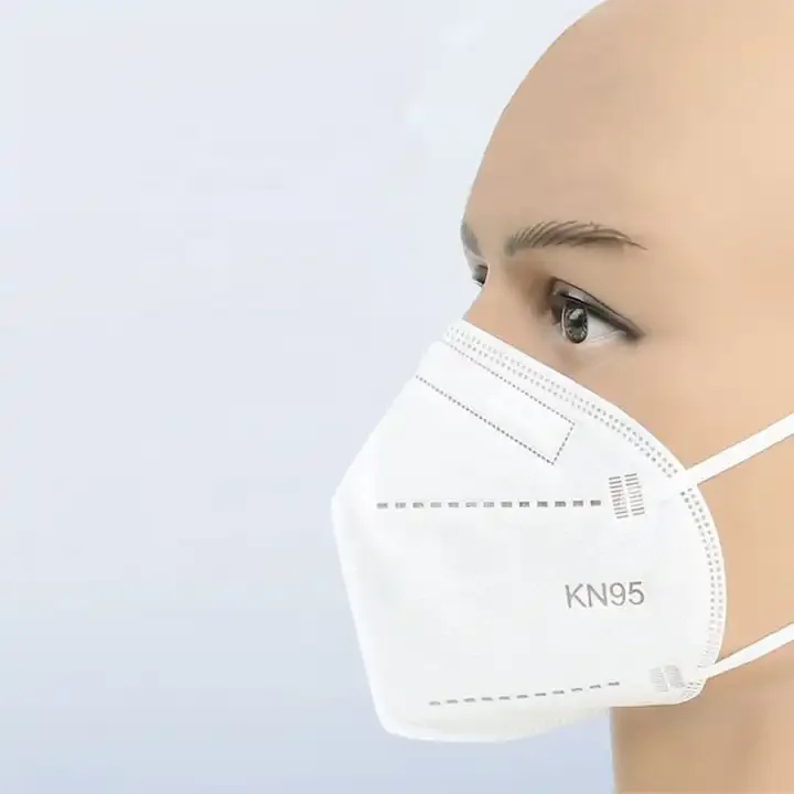 Popular 5 Ply Good Protection Non-Woven Fabric KN95 Masks Medical Grade White KN95 Facemask
