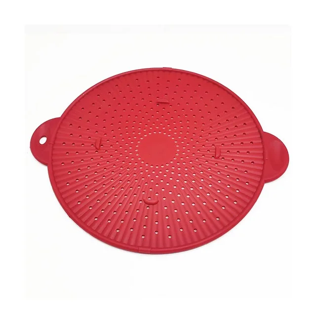 Food-Grade Silicone Splatter 12 Inch Silicone Oil Splash Screen